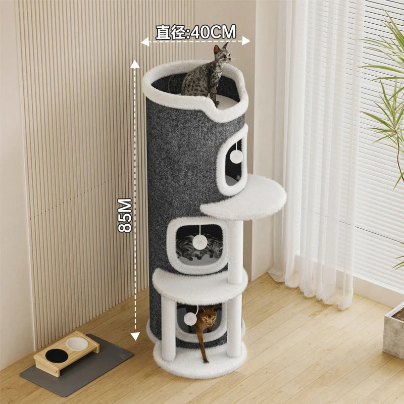 Nest Toys Cat Scrapers Tree Tower Claw Sharpener Shelf Climbing Cat Scrapers Cute Board Drapak Dla Kota Cat Supplies MR50CS