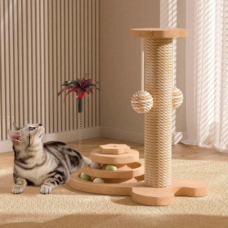 New Toy Wear-Resistant Universal Scratching Board Vertical Grinding Claw Column Integrated Multi-Layer